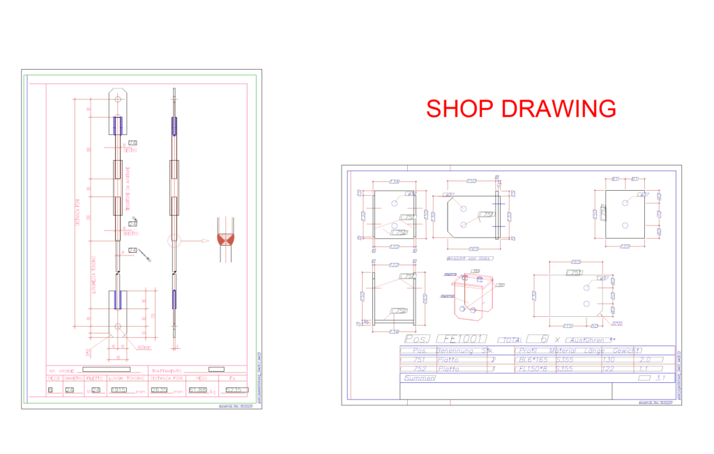 Bird watch tower - Project - Shop Drawing