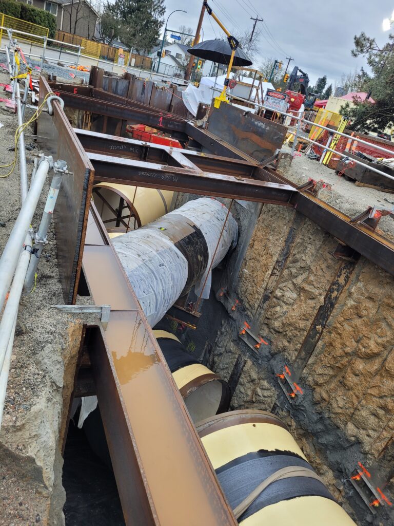 WaterPipeline COQ4 - Coccia Construction - Vancouver- Canada