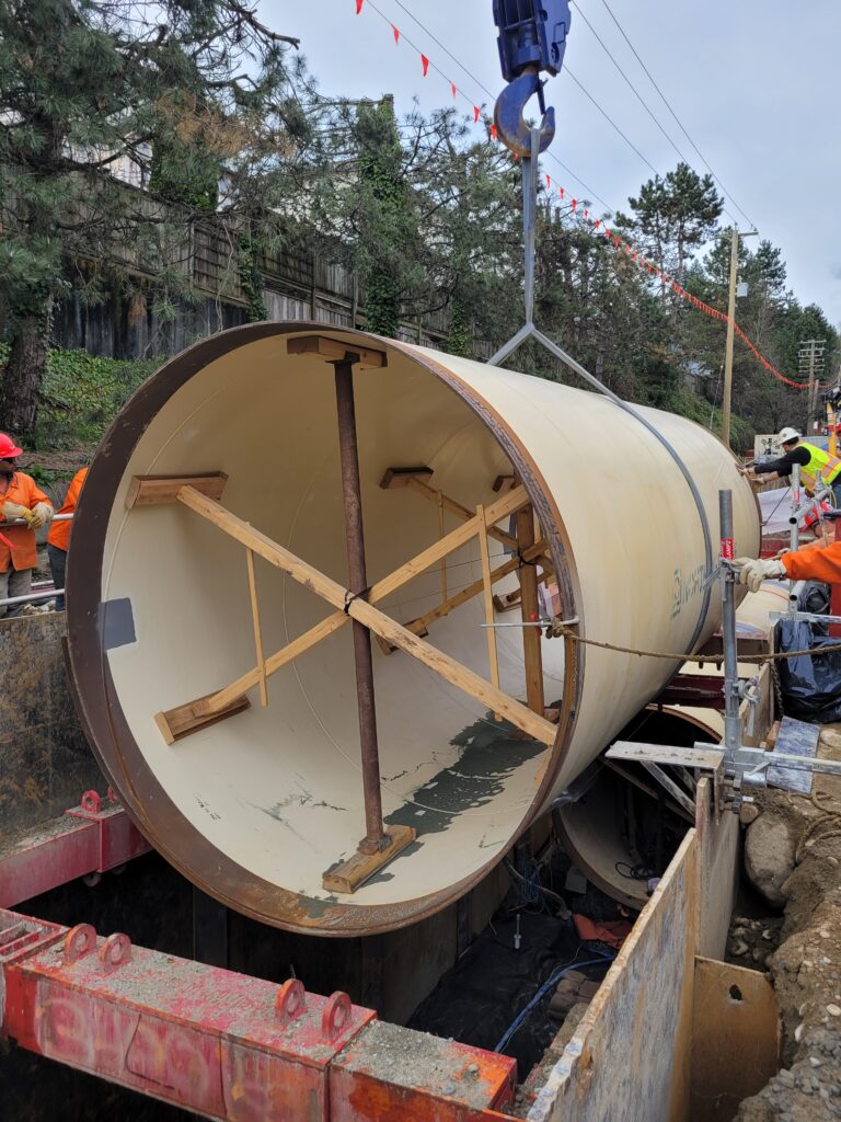 WaterPipeline COQ4 - Coccia Construction - Vancouver- Canada